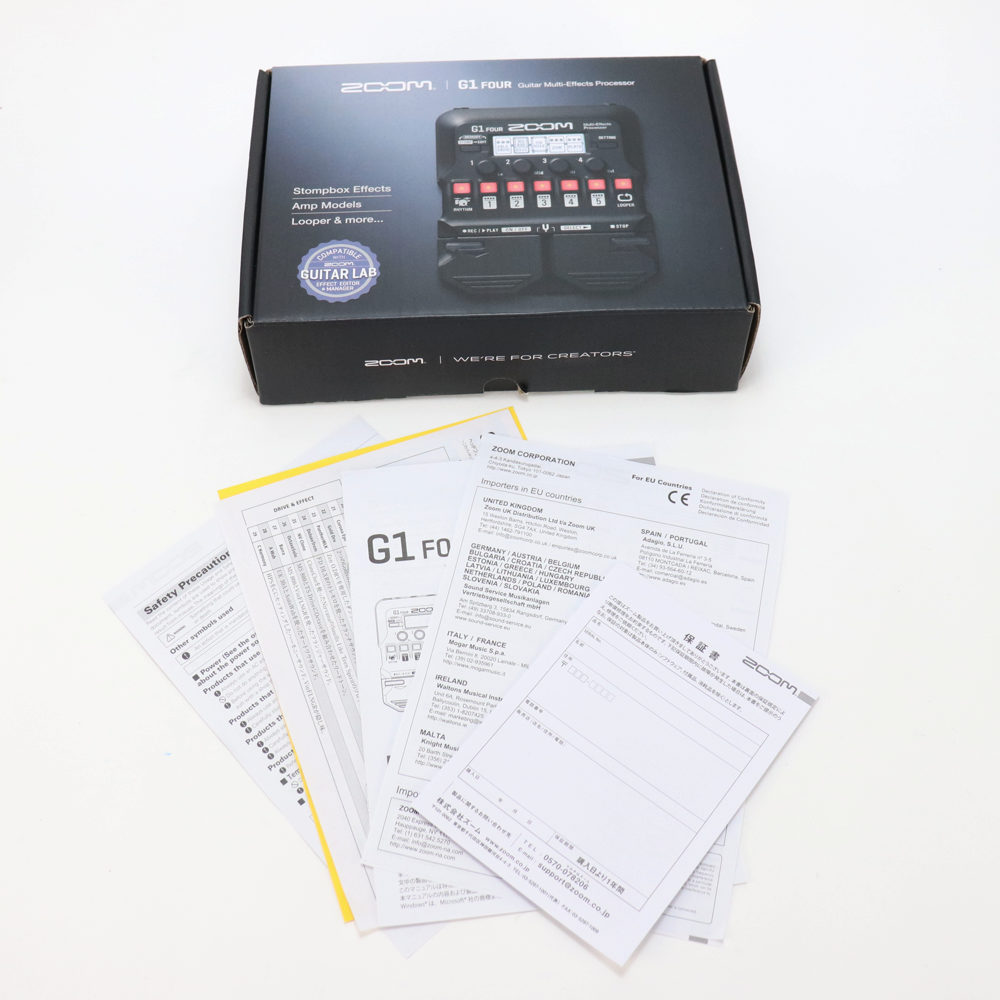 【中古】 ズーム ZOOM G1 FOUR ギターマルチエフェクター 付属品