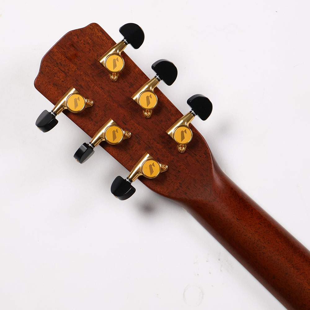 【中古】 アコースティックギター Morris S-91 NAT シダートップ マホガニーバック 日本製 ハードケース付き モーリス ヘッド