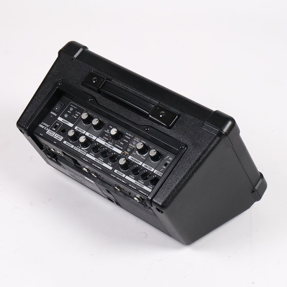 【中古】 ギターアンプ BOSS CUBE STREET II Black 乾電池駆動パフォーマンス用ステレオアンプ 小型ギターアンプ コンボ キューブストリート2 全体