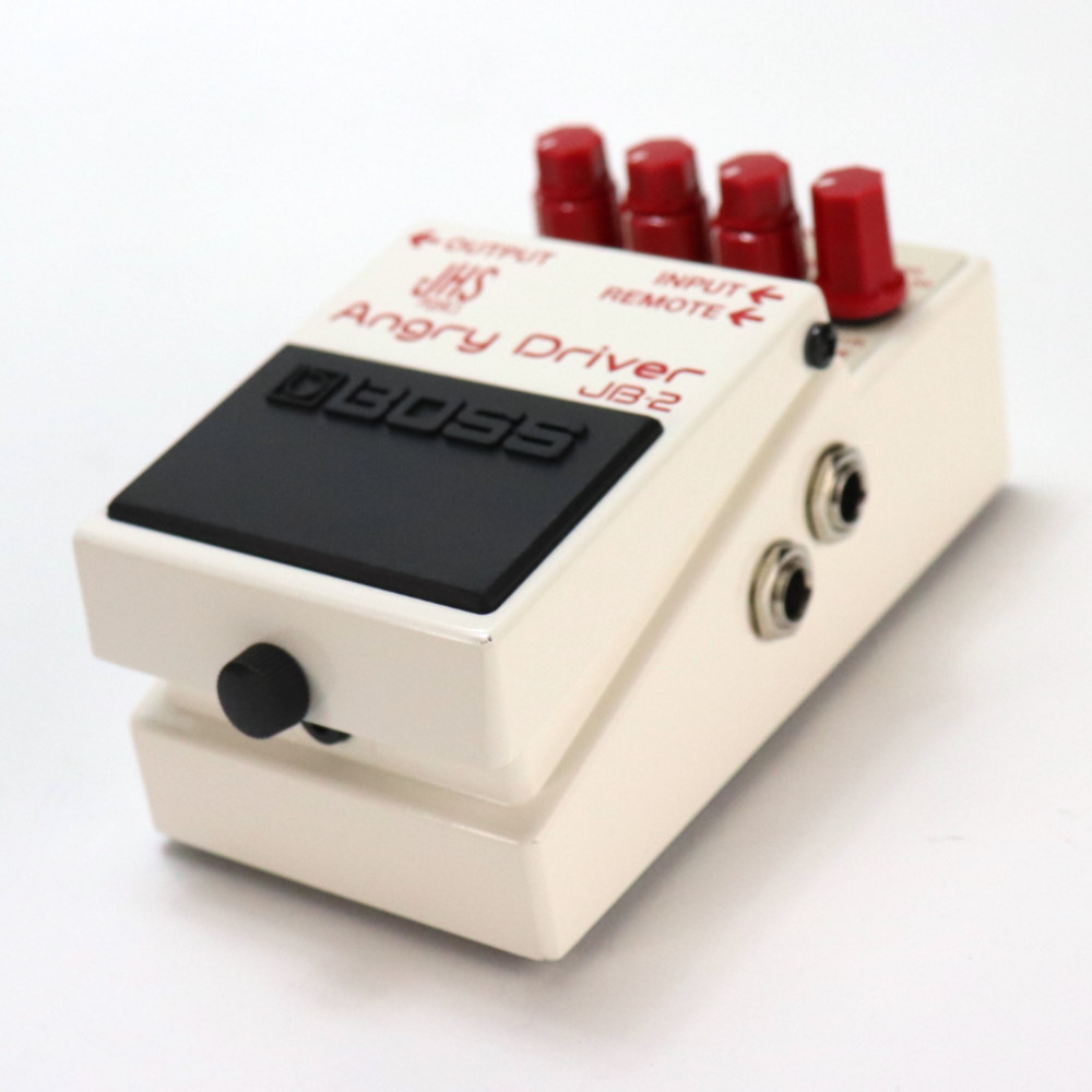 【中古】 オーバードライブ エフェクター BOSS JB-2 Angry Driver ギターエフェクター アングリードライバー 斜めアングル画像