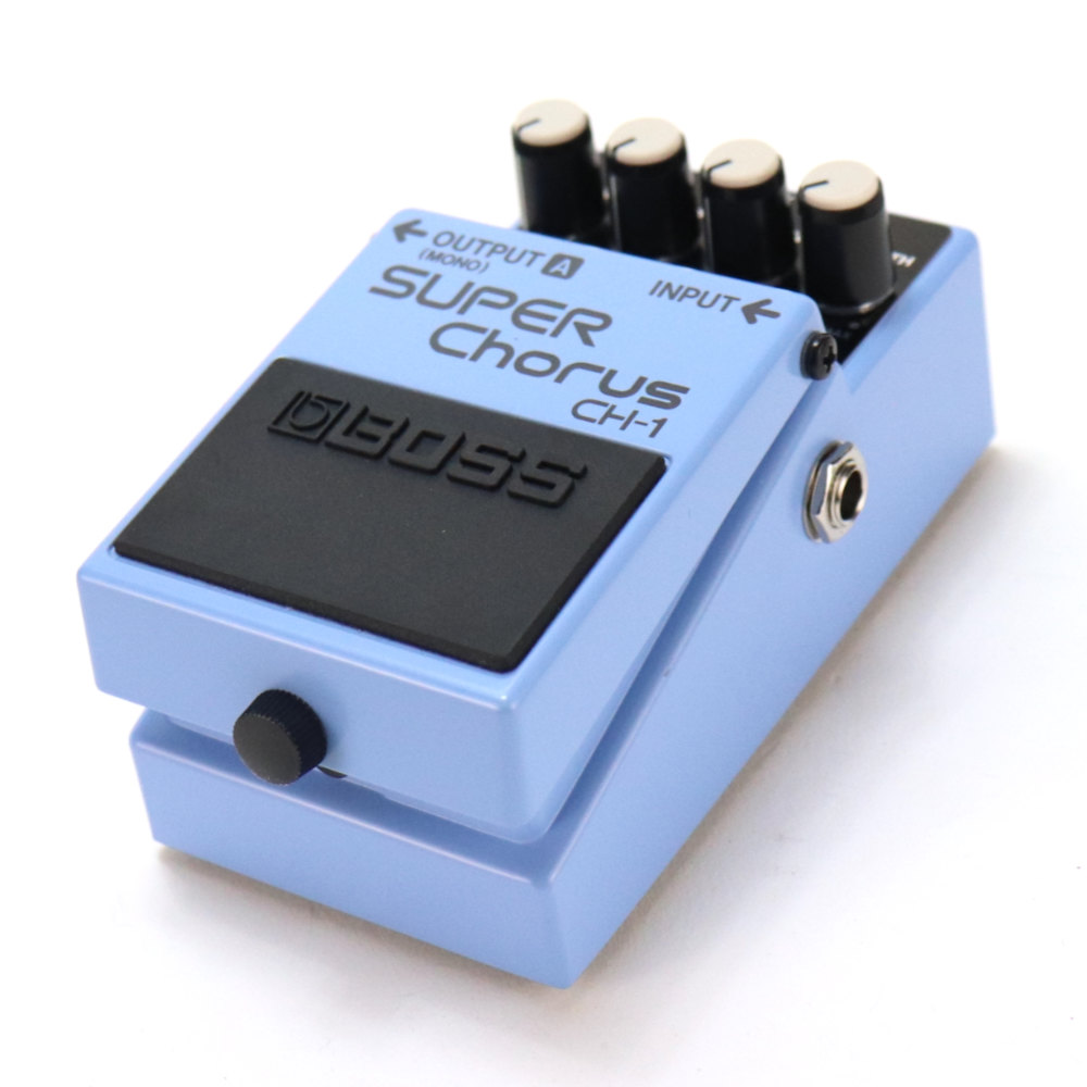 【中古】スーパーコーラス エフェクター BOSS CH-1 Super Chorus ギターエフェクター コーラス 斜めアングル画像