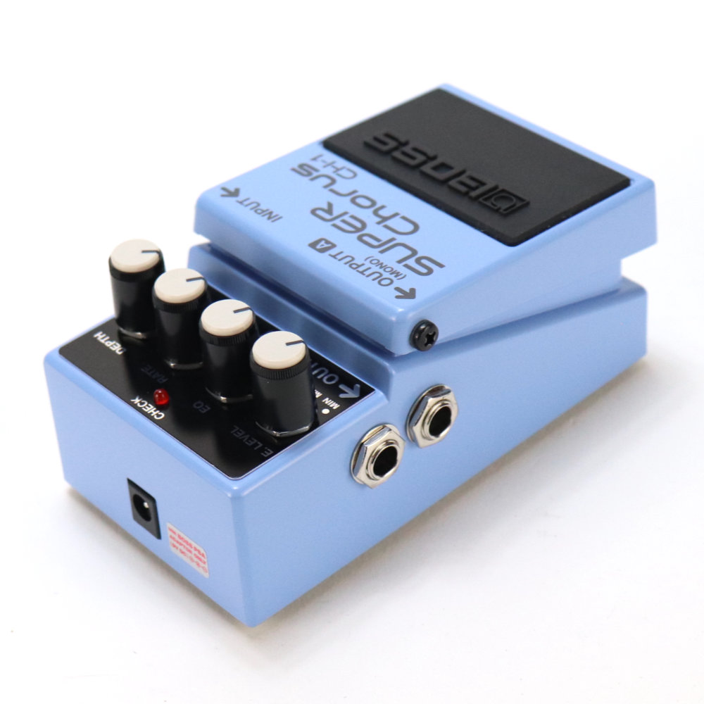 【中古】スーパーコーラス エフェクター BOSS CH-1 Super Chorus ギターエフェクター コーラス リア斜めアングル画像