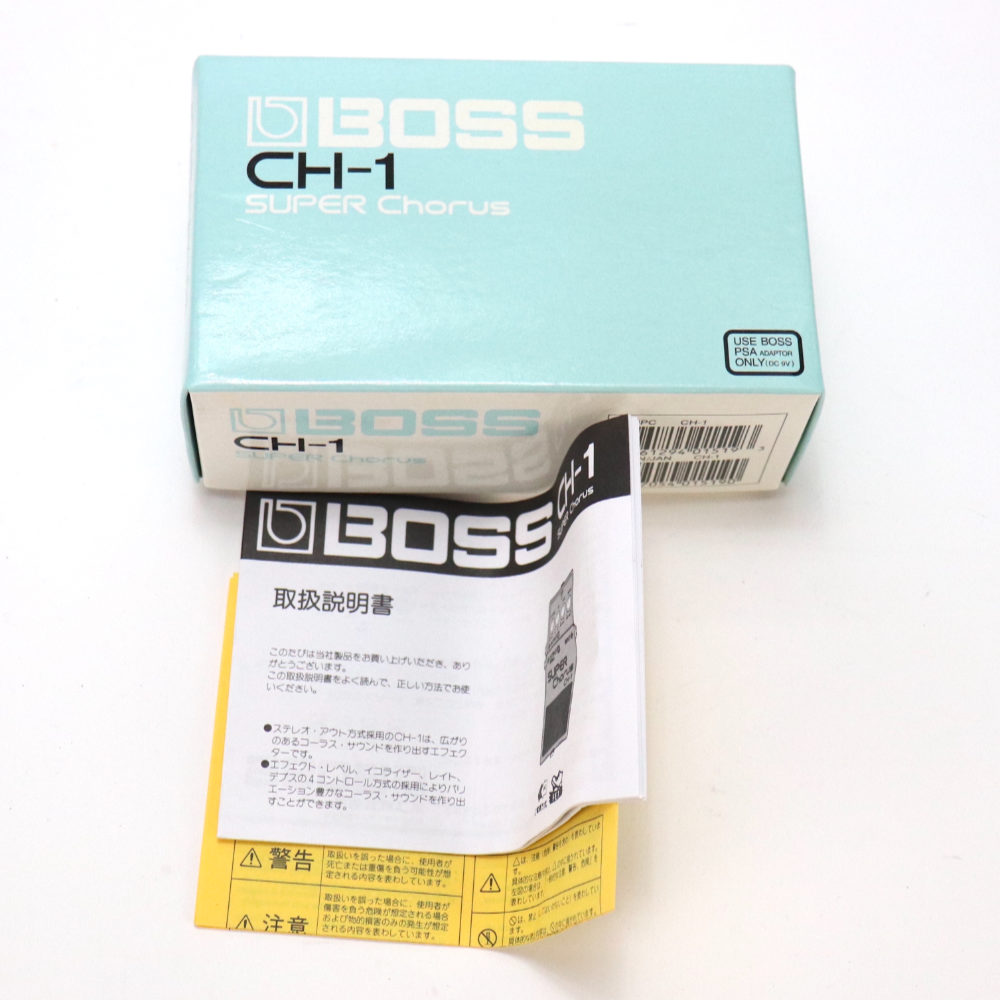 【中古】スーパーコーラス エフェクター BOSS CH-1 Super Chorus ギターエフェクター コーラス 付属品画像