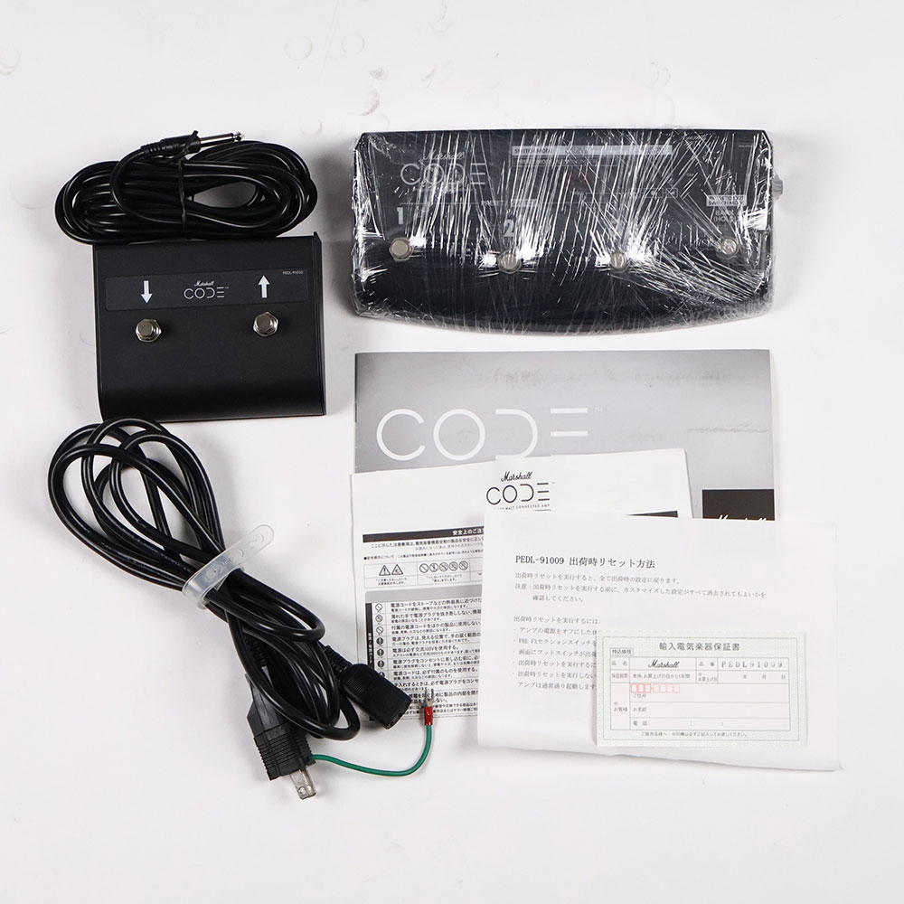 【中古】 ギターアンプヘッド MARSHALL CODE100H 付属品