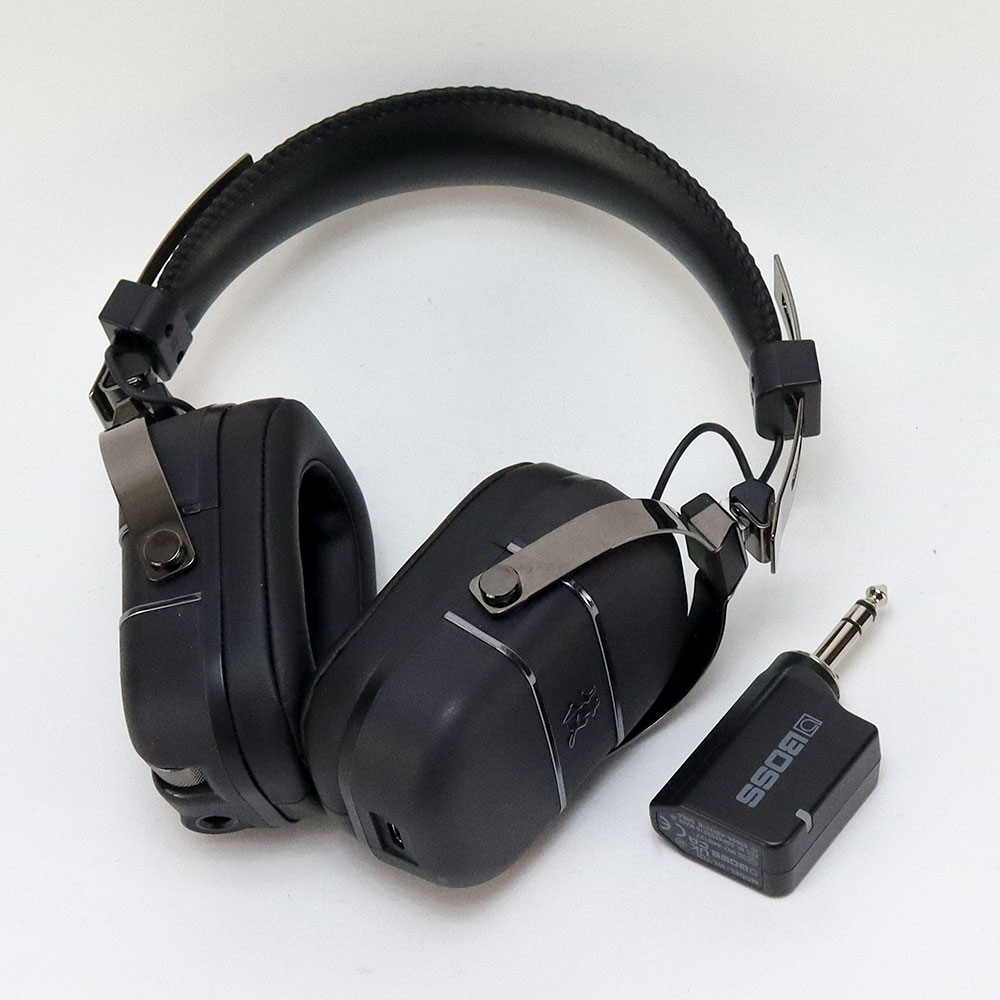 【中古】 ワザエアー BOSS WAZA-AIR BASS ワイヤレスベースアンプシステム ヘッドホン型