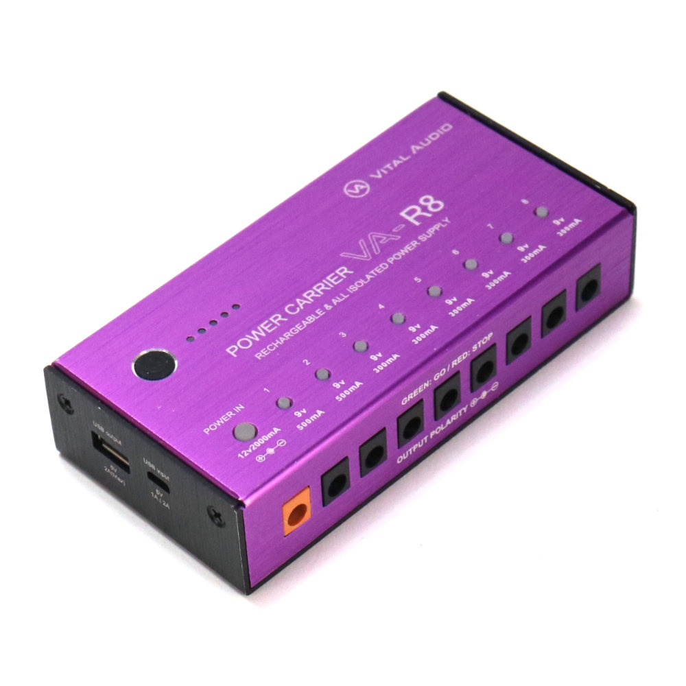 【中古】 パワーサプライ VITAL AUDIO VA-R8 斜めアングル画像