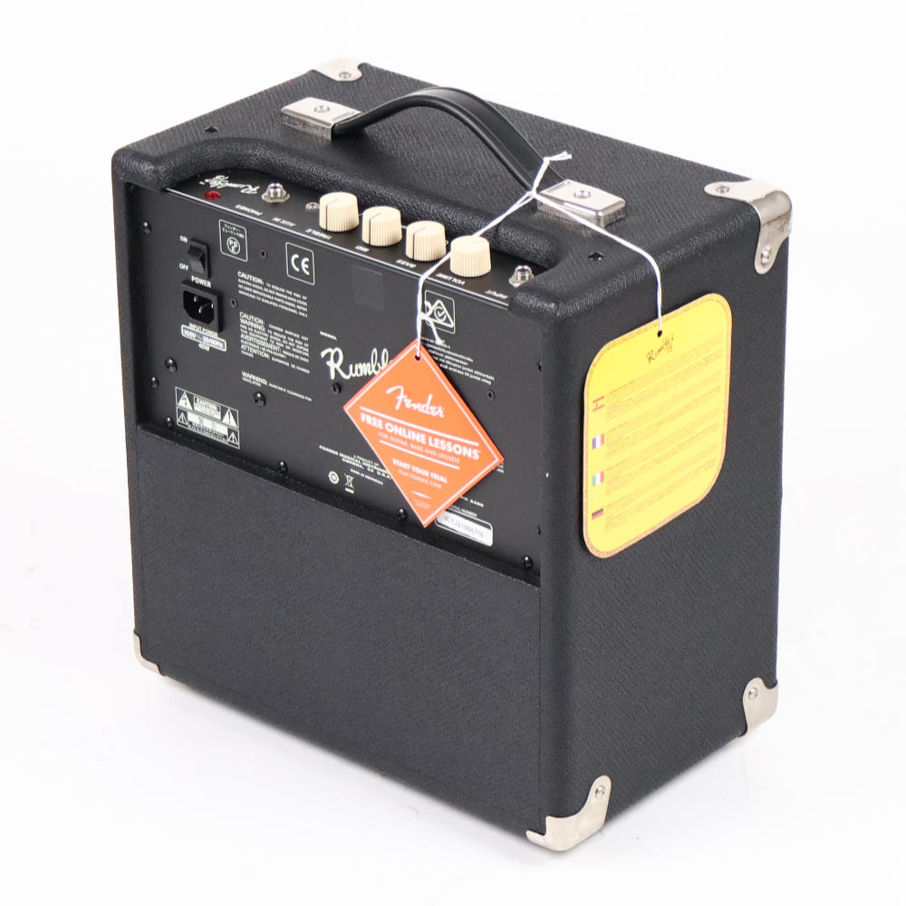 【中古】 Fender Rumble 15 Combo ベースアンプ 小型ベースアンプ リア斜めアングル画像