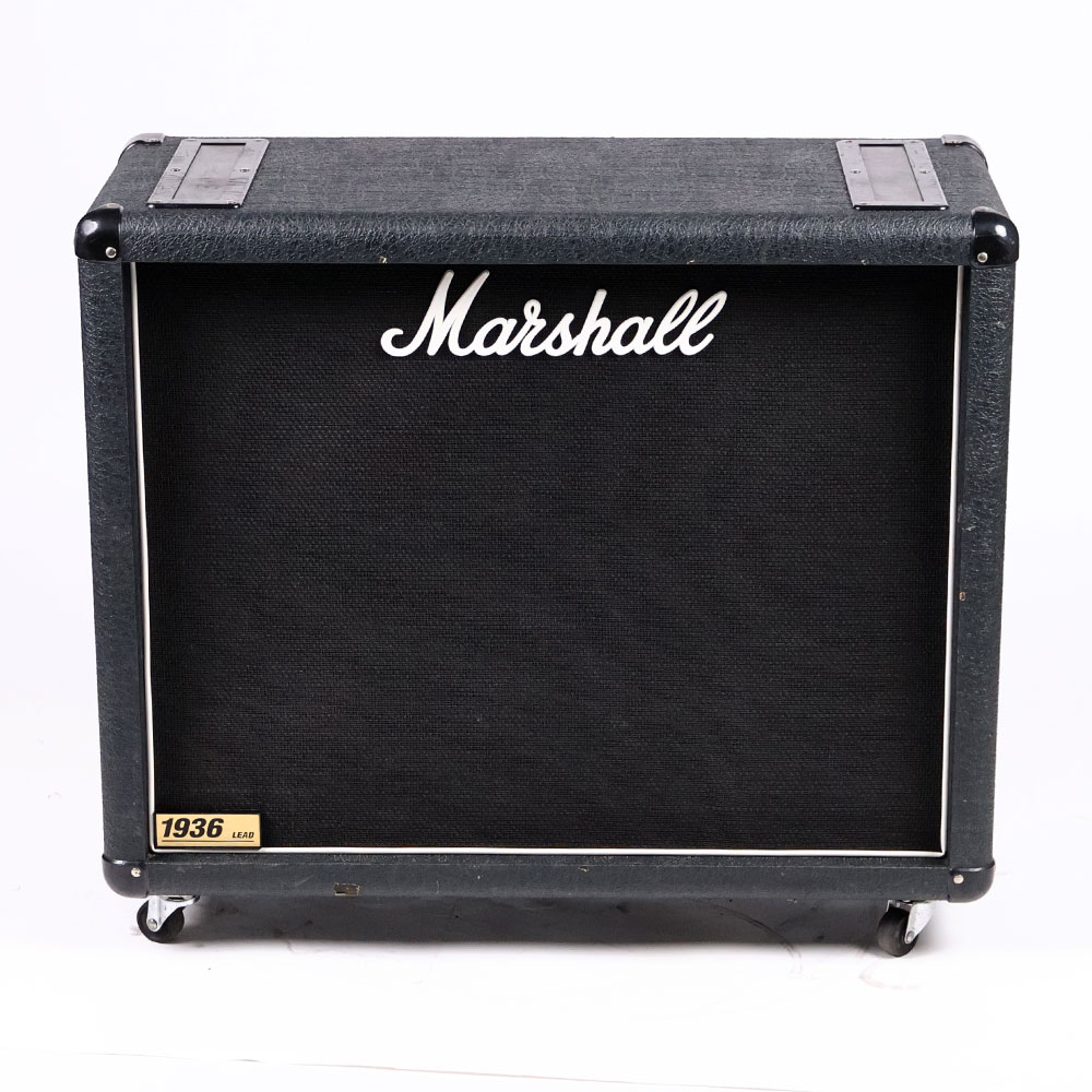 【中古】 マーシャル MARSHALL 1936 スピーカーキャビネット 12インチ2発 キャスター後付けあり