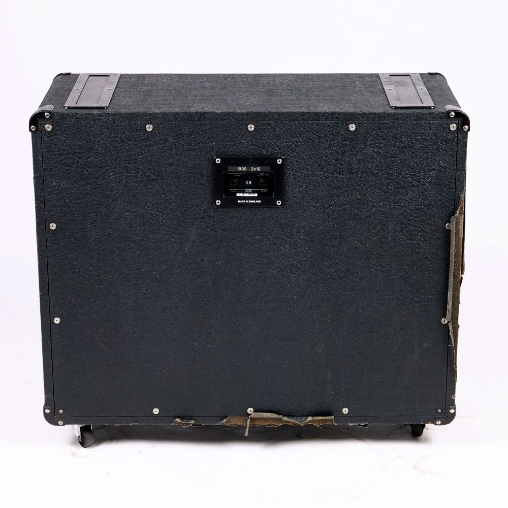 【中古】 マーシャル MARSHALL 1936 スピーカーキャビネット 12インチ2発 キャスター後付けあり 背面