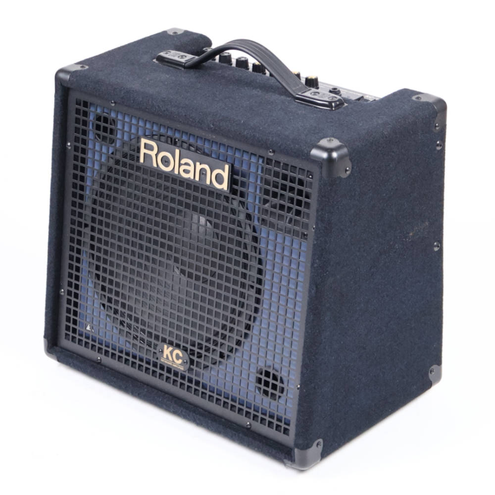 【中古】 キーボードアンプ Roland KC-150 4 Channel Mixing Keyboard Amplifier 斜めアングル画像