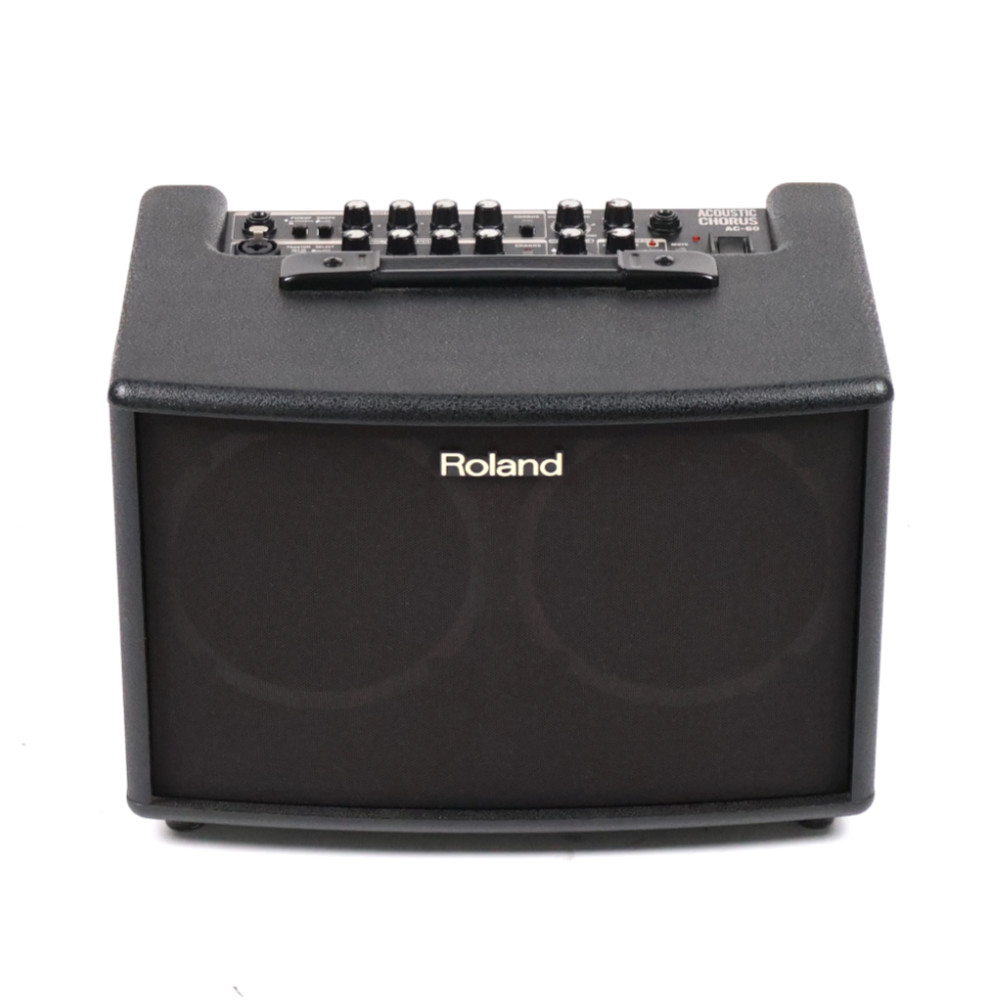 【中古】 アコギアンプ ローランド ROLAND AC-60 アコースティックギター用アンプ アコギアンプ フロント画像