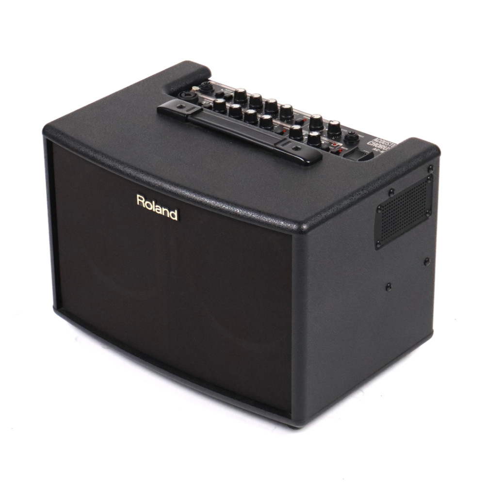 【中古】 アコギアンプ ローランド ROLAND AC-60 アコースティックギター用アンプ アコギアンプ 斜めアングル画像