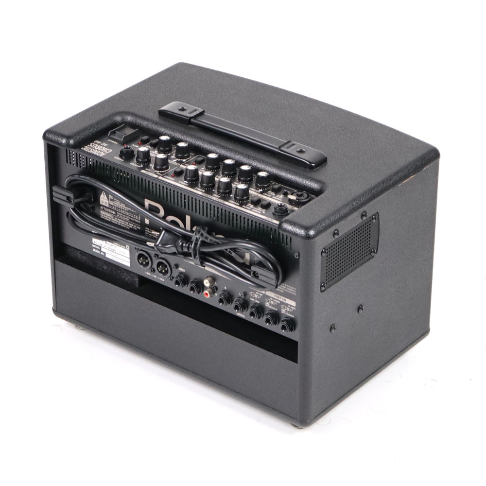【中古】 アコギアンプ ローランド ROLAND AC-60 アコースティックギター用アンプ アコギアンプ リア斜めアングル画像