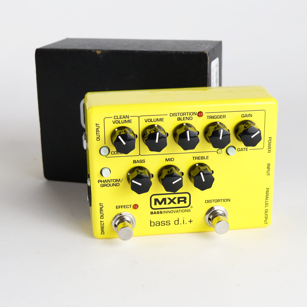 【中古】 ベース用ダイレクトボックス MXR M80 Bass D.I.＋ Yellow ベースディストーション ベースエフェクター