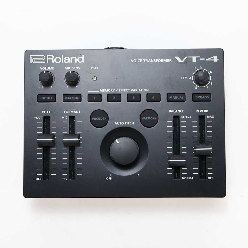 【中古】 ボイスエフェクト ボーカルエフェクター ROLAND VT-4 Voice Transformer ボイストランスフォーマー ローランド 正面