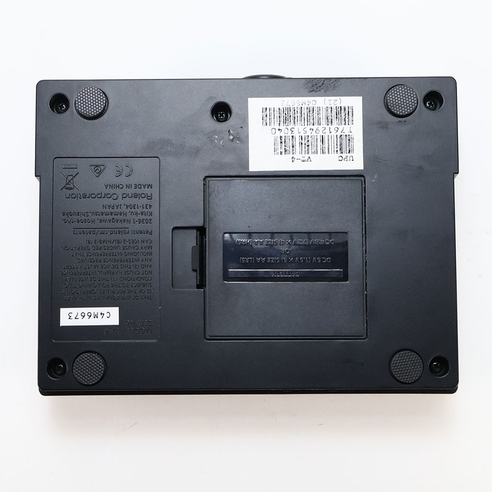 【中古】 ボイスエフェクト ボーカルエフェクター ROLAND VT-4 Voice Transformer ボイストランスフォーマー ローランド 裏面