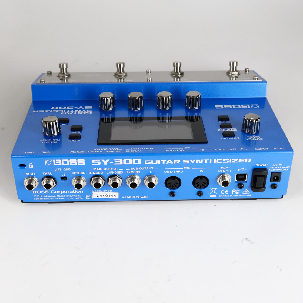 【中古】 ギターシンセサイザー BOSS SY-300 Guitar Synthesizer 側面