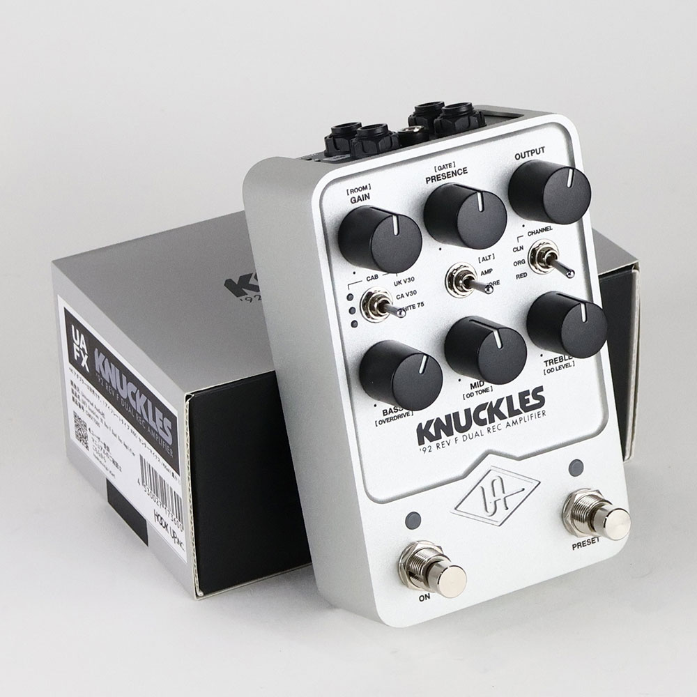 【中古】 Universal Audio ユニバーサルオーディオ UAFX Knuckles ’92 Rev F Dual Rec Amplifier アンプシュミレーター ギターエフェクター