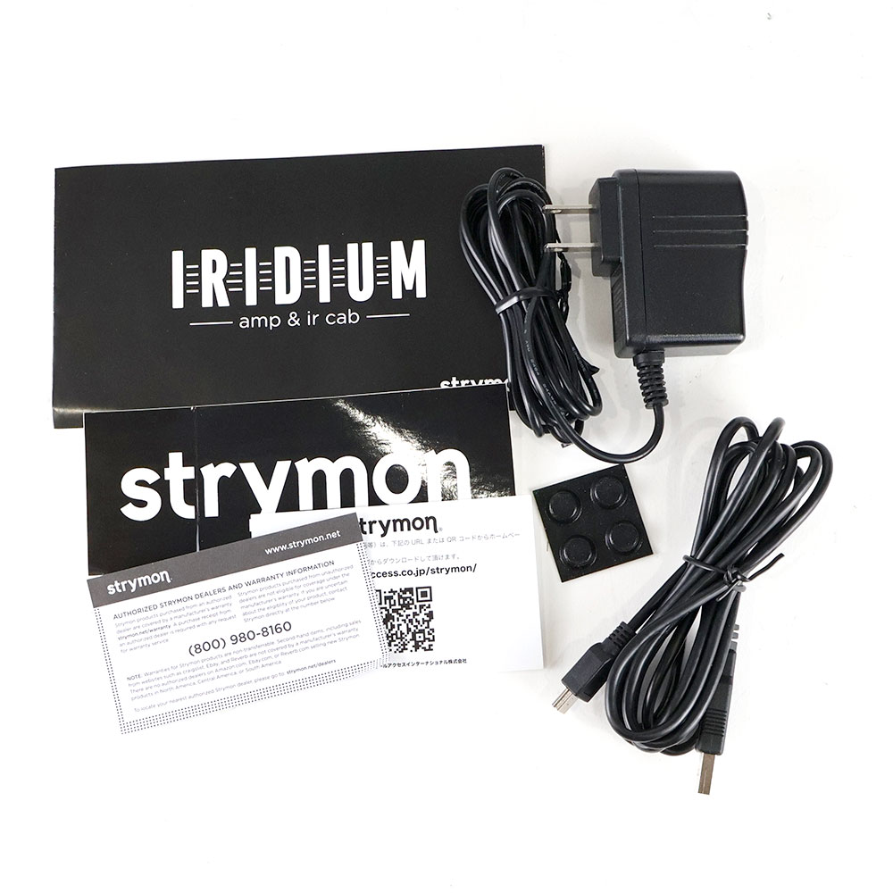 【中古】 Strymon IRIDIUM AMP ＆ IR CAB エミュレーター 付属品