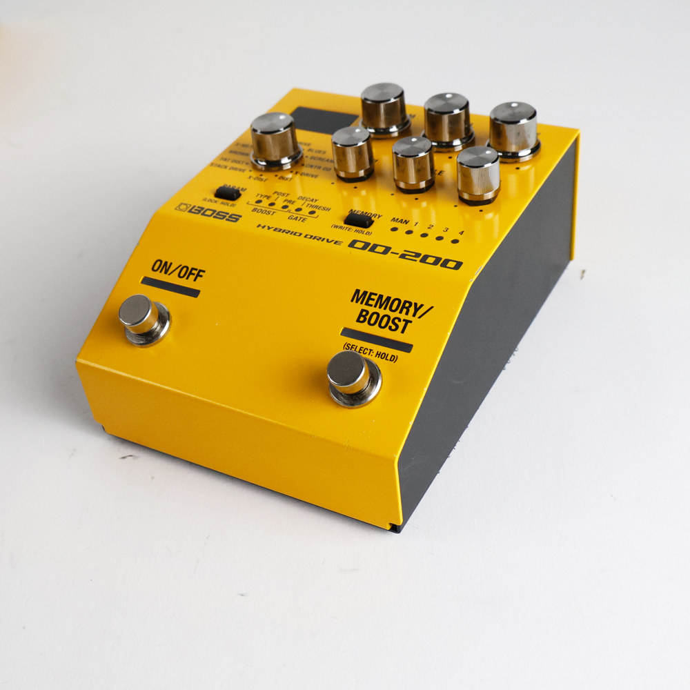 【中古】 オーバードライブ エフェクター BOSS OD-200 Hybrid Drive ギターエフェクター 側面