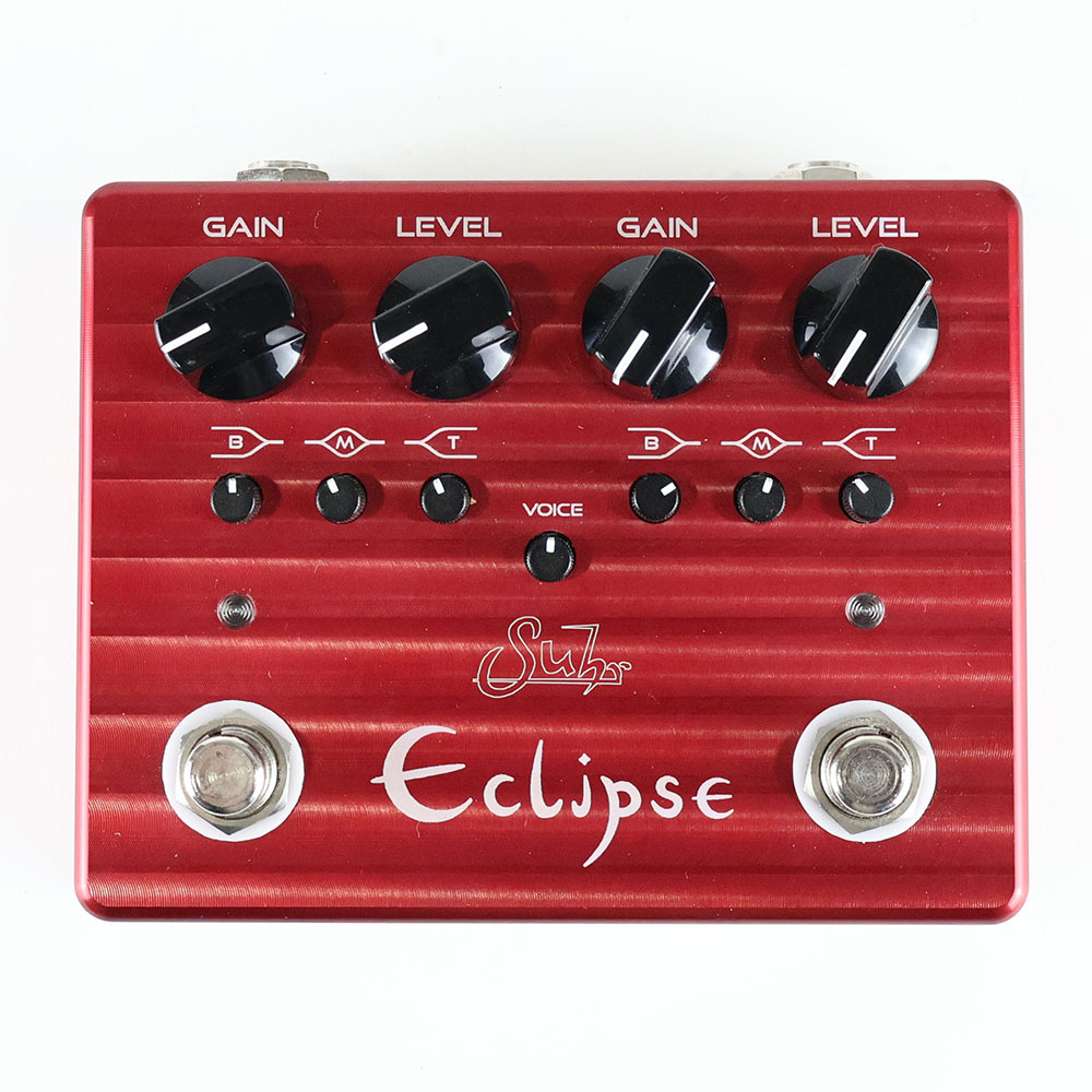 【中古】 エフェクター Suhr Eclipse オーバードライブ ディストーション ギターエフェクター サー エクリプス 正面