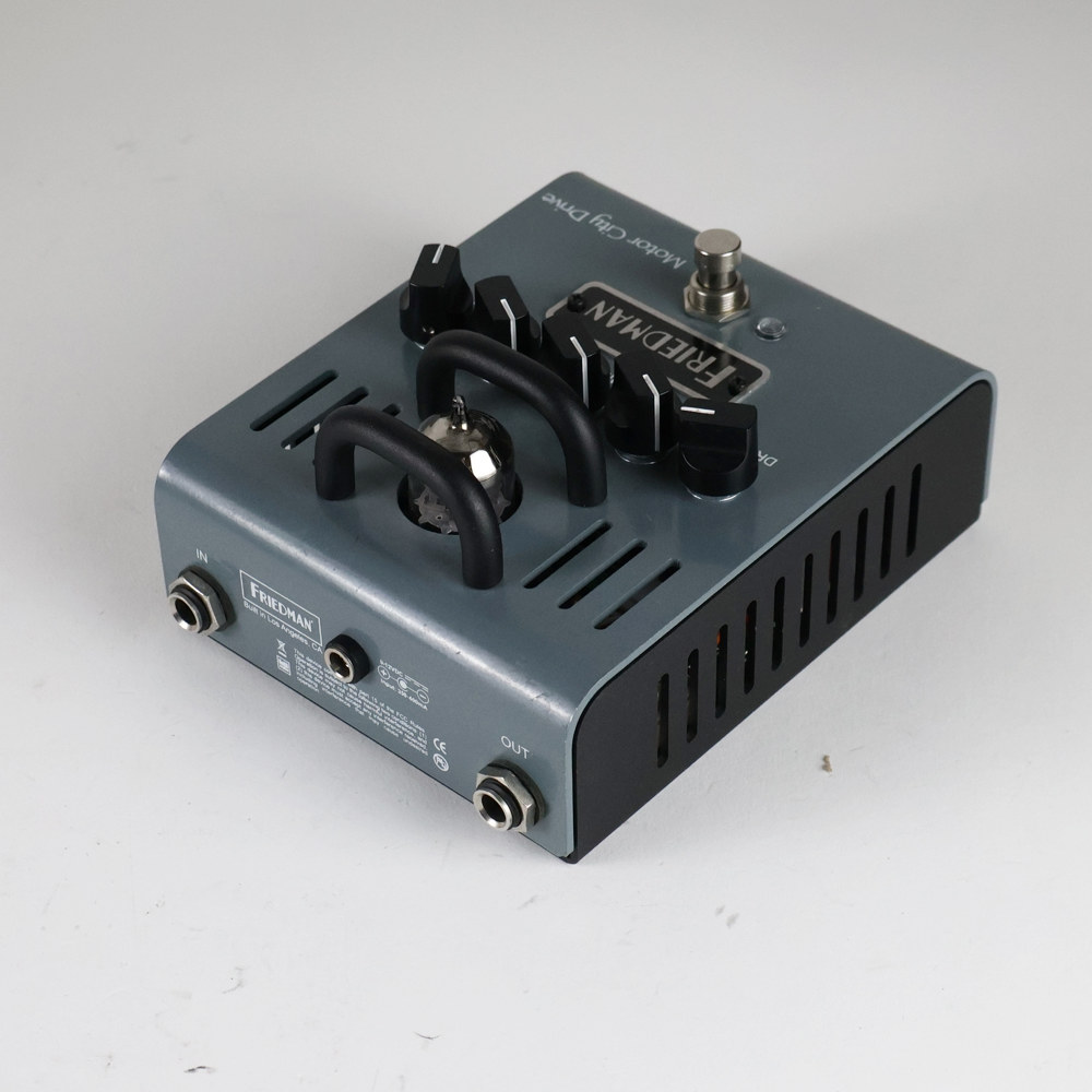 【中古】 エフェクター Friedman MOTOR CITY DRIVE ギターエフェクター 真空管搭載ディストーション フリードマン モンスターシティードライブ 側面