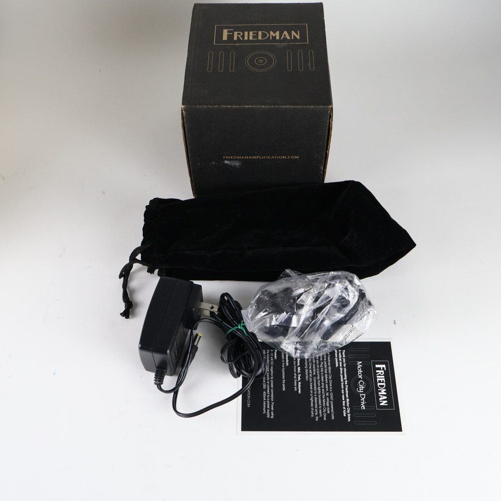 【中古】 エフェクター Friedman MOTOR CITY DRIVE ギターエフェクター 真空管搭載ディストーション フリードマン モンスターシティードライブ 付属品