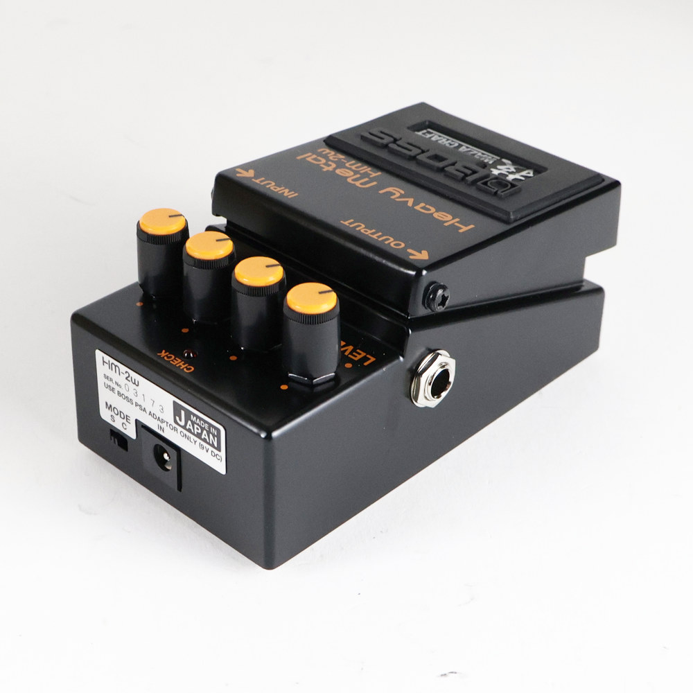 【中古】 BOSS HM-2W Heavy Metal WAZA Craftシリーズ ヘビーメタル ディストーション ギターエフェクター 側面