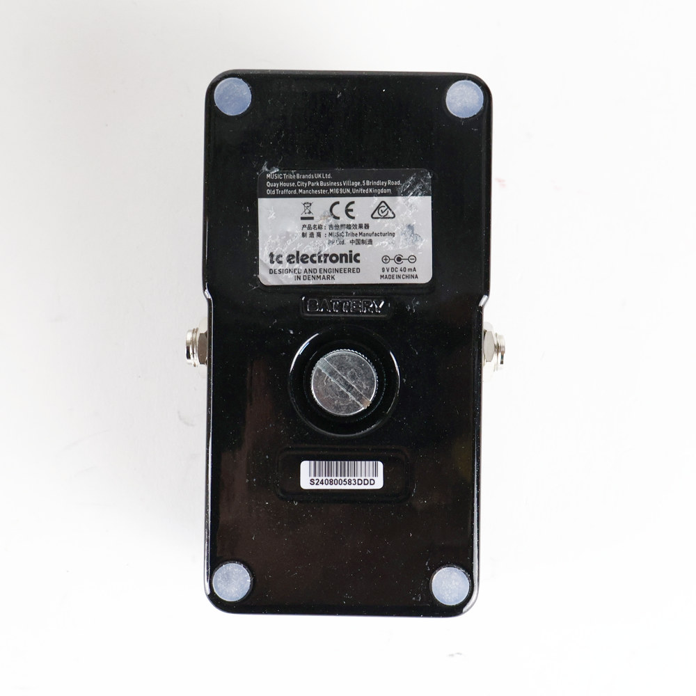 【中古】 ディストーション tc electronic Dark Matter Distortion ギターエフェクター 裏面