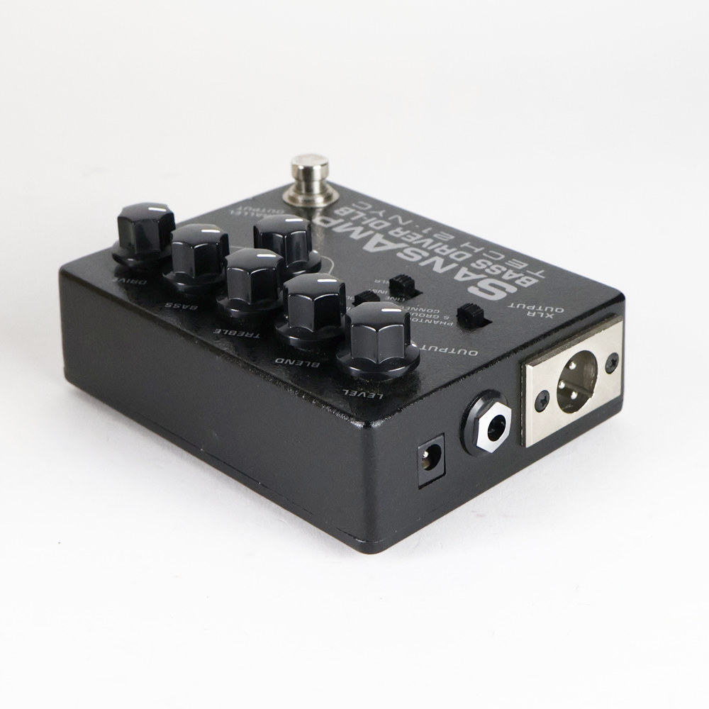 【中古】サンズアンプ ベースドライバーDI TECH21 SansAmp BASS DRIVER DI-LB 多弦低音対応 ベース用DI プリアンプ 側面