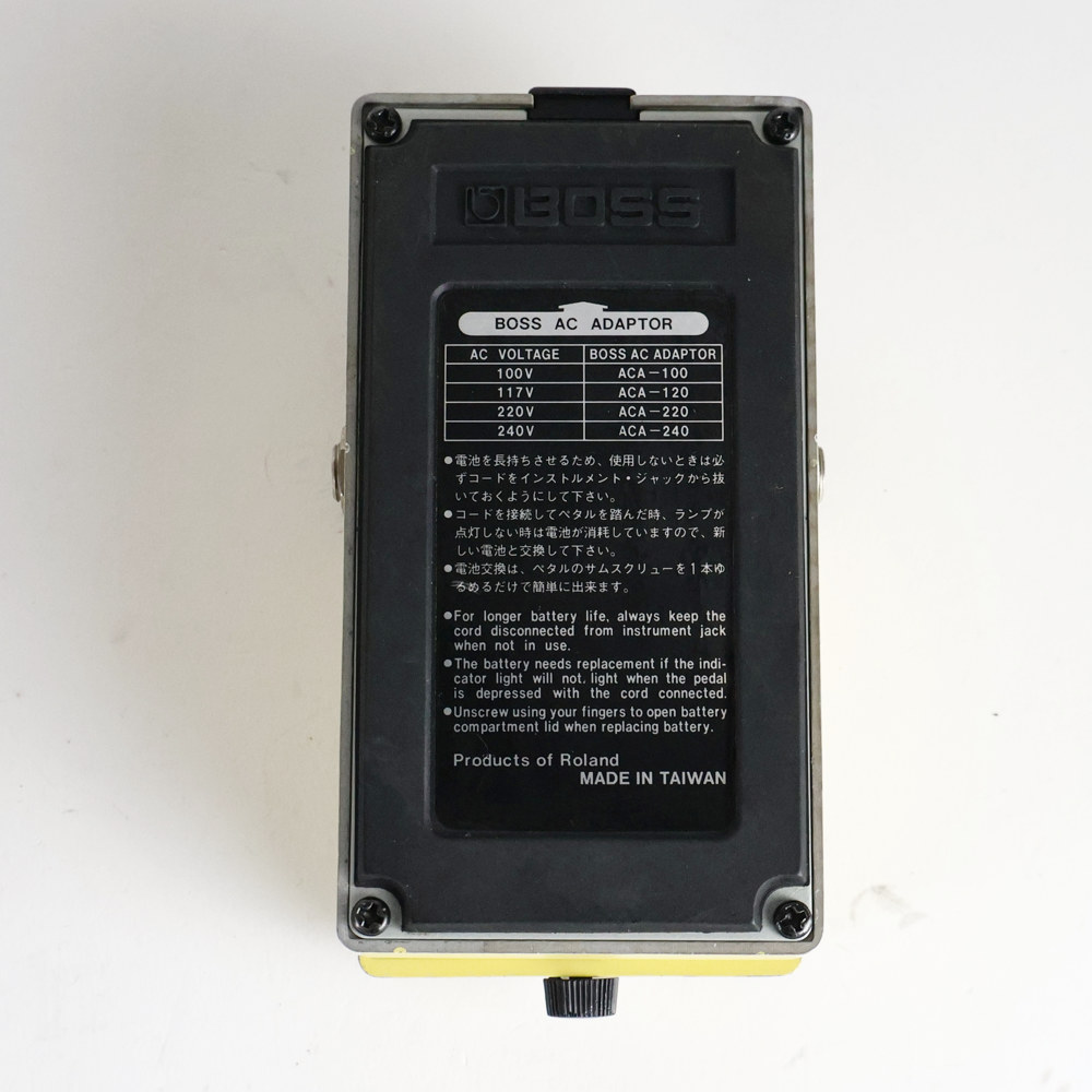 【中古】 スーパーオーバードライブ エフェクター BOSS SD-1 Super Over Drive ギターエフェクター 裏面