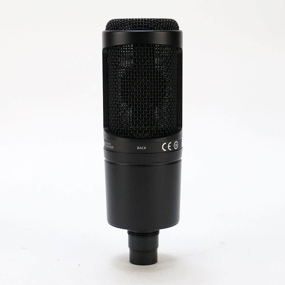 【中古】 コンデンサーマイク AUDIO-TECHNICA AT2020 オーディオテクニカ オーテク 背面