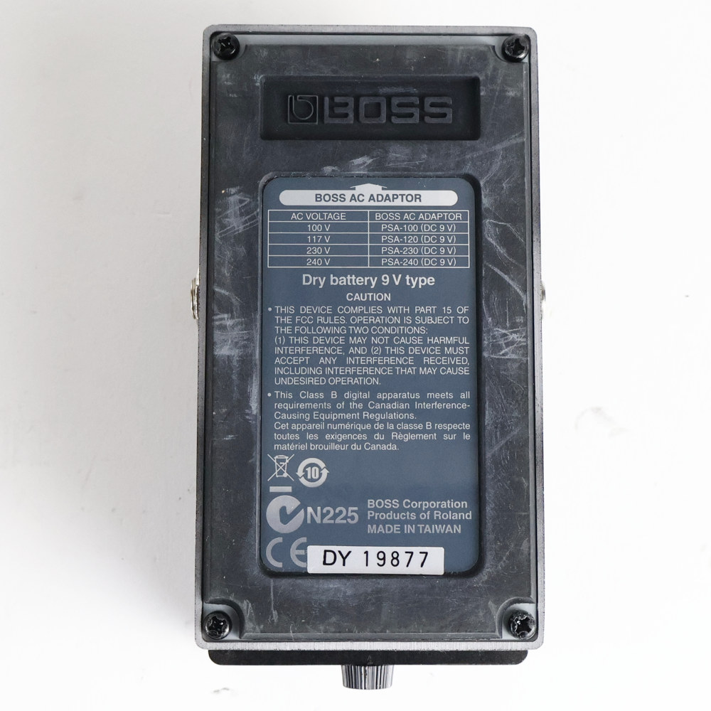 【中古】メタルコア エフェクター BOSS ML-2 Metal Core ハイゲイン ディストーション エフェクター 裏面