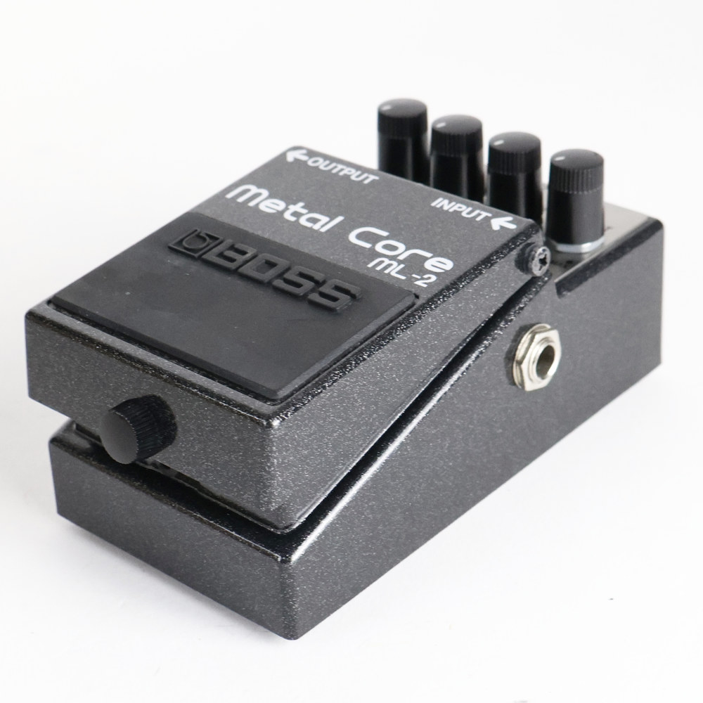 【中古】メタルコア エフェクター BOSS ML-2 Metal Core ハイゲイン ディストーション エフェクター 側面