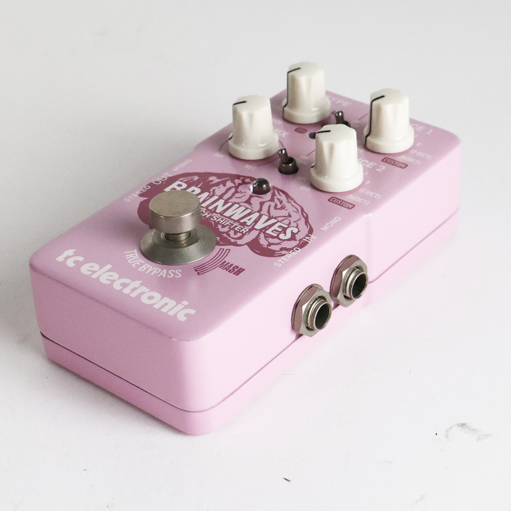 【中古】 tc electronic BRAINWAVES ピッチシフター エフェクター 側面
