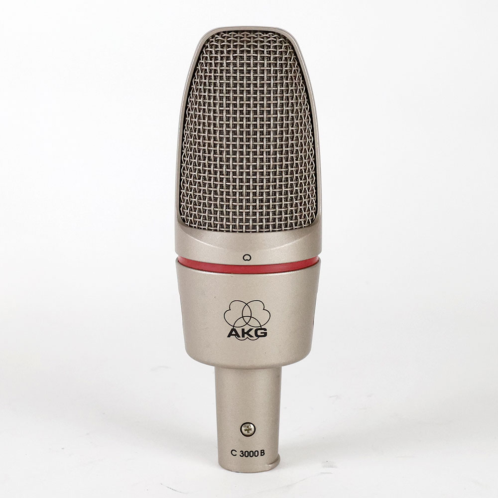 【中古】 マイク  コンデンサーマイク AKG C3000B アーカーゲー  アカゲ オーストリア製 正面