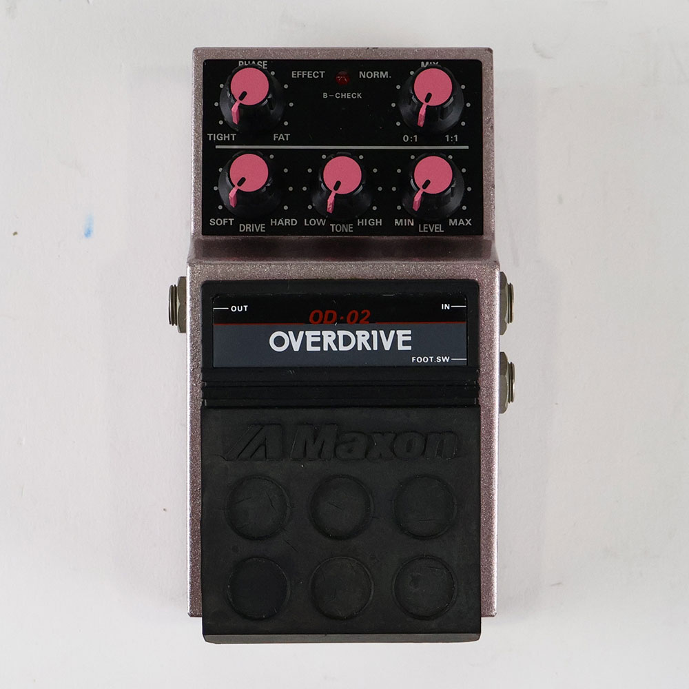 【中古】 オーバードライブ エフェクター マクソン MAXON OD-02 OVERDRIVE ギターエフェクター