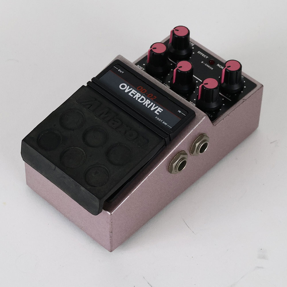 【中古】 オーバードライブ エフェクター マクソン MAXON OD-02 OVERDRIVE ギターエフェクター 全体