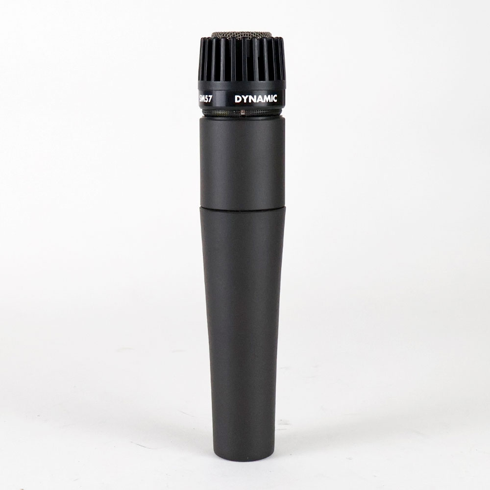 【中古】 マイク ダイナミックマイク 楽器用 SHURE SM57 シュアー 57 ゴーナナ シュア 正面