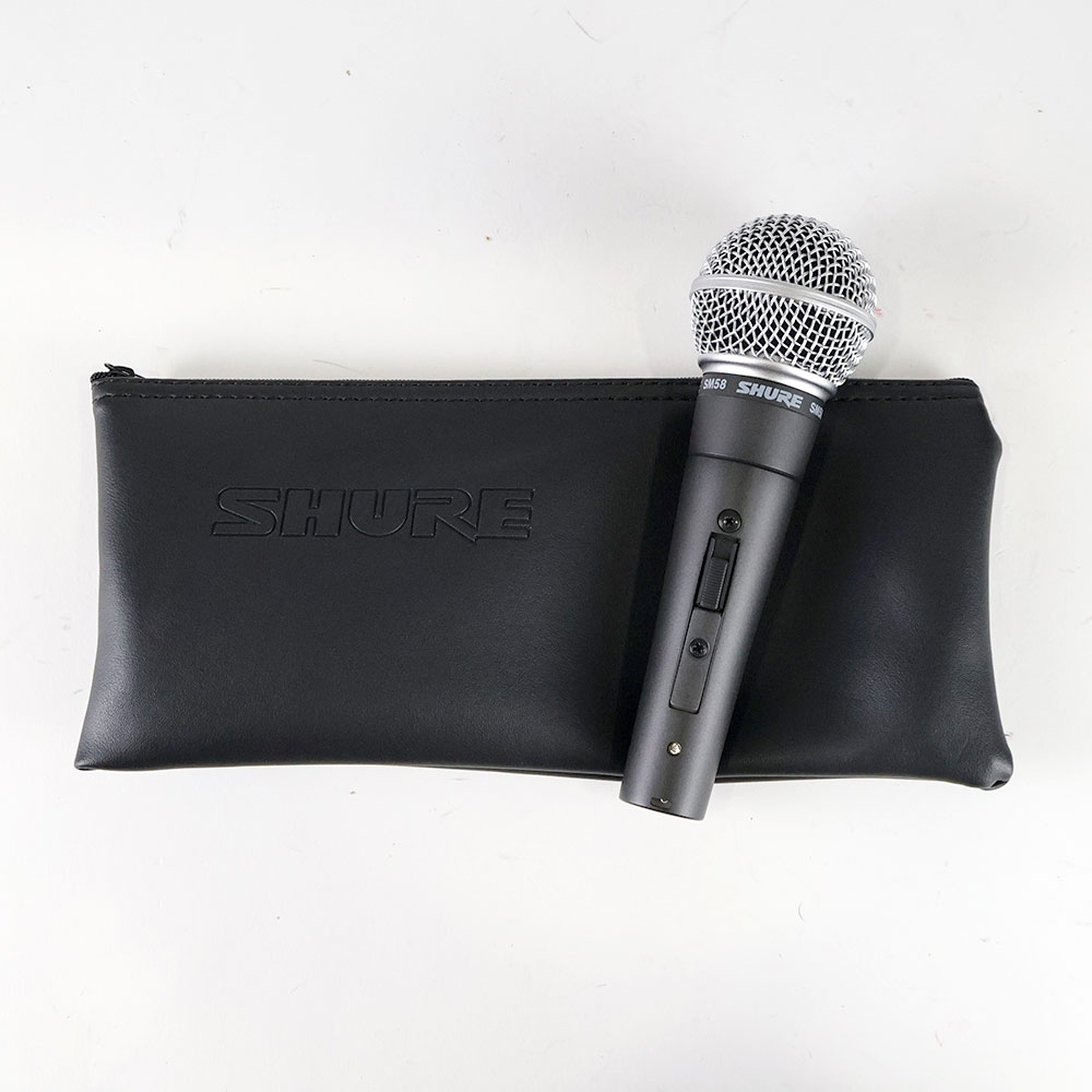 【中古】 マイク ダイナミックマイク SHURE SM58SE スイッチ付き  シュアー 58 ゴッパ シュア