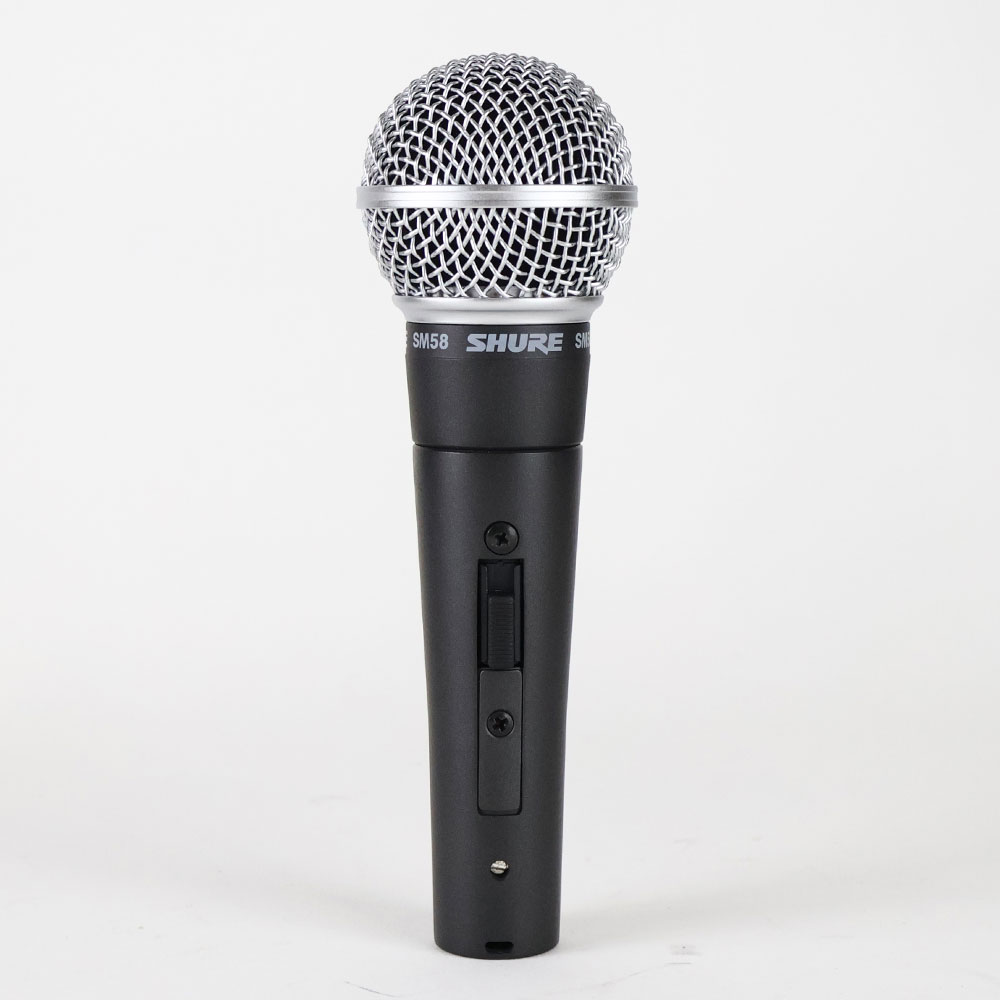 【中古】 マイク ダイナミックマイク SHURE SM58SE スイッチ付き  シュアー 58 ゴッパ シュア スイッチ面