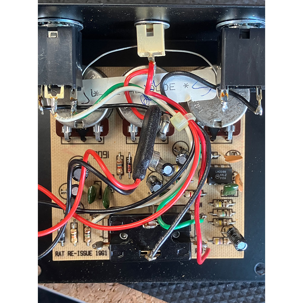 【中古】ディストーション PROCO The Rat Large Box reissue 1991年製 プロコ ラット ギターエフェクター 基盤