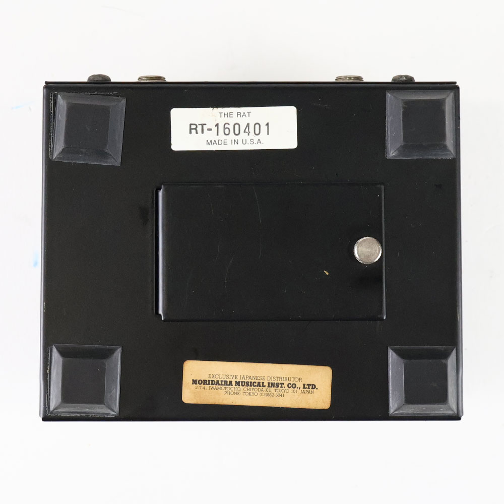 【中古】ディストーション PROCO The Rat Large Box reissue 1991年製 プロコ ラット ギターエフェクター 裏面