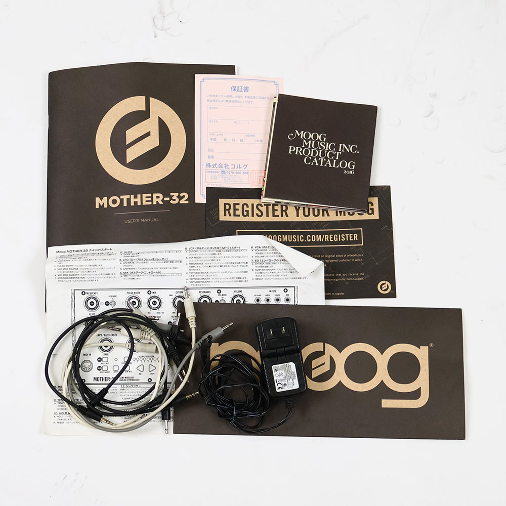 【中古】 MOOG Mother-32 セミモジュラーシンセサイザー 付属品