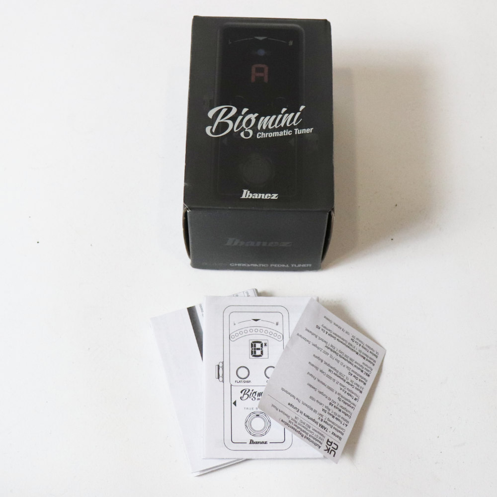 【中古】 チューナー IBANEZ BIGMINI ペダルチューナー 付属品