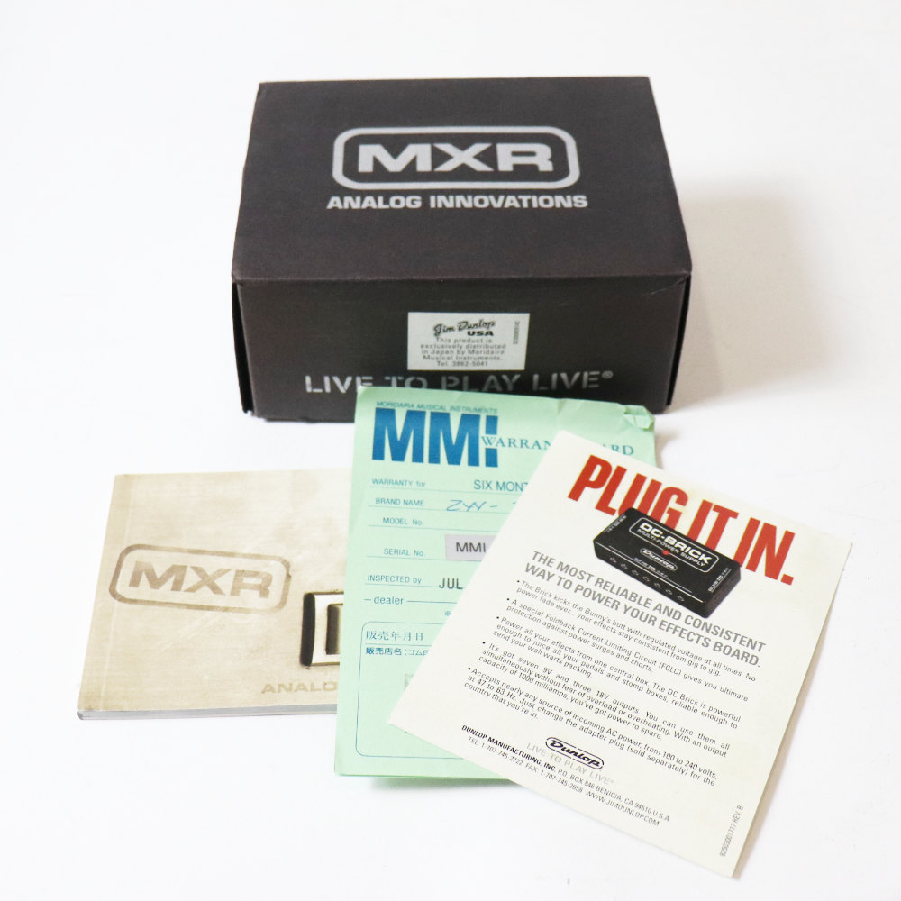 【中古】 コーラス エフェクター MXR ZW38 Black Label Chorus ザックワイルド ギターエフェクター 付属品