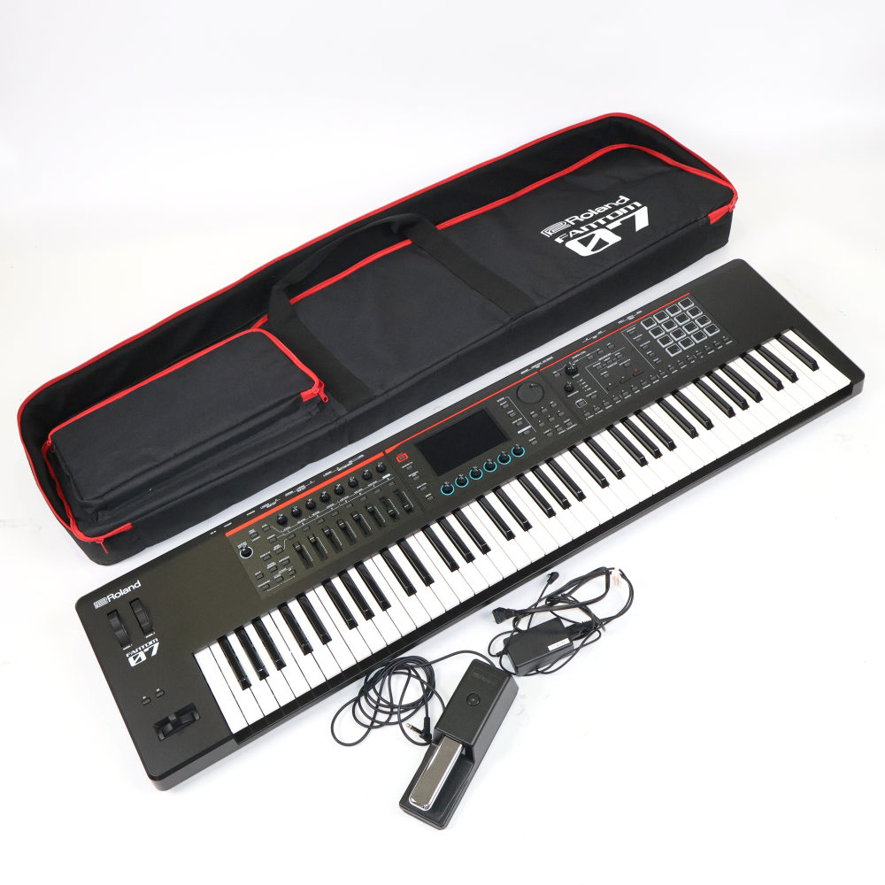 【中古】 ROLAND FANTOM-07 MUSIC WORKSTATION シンセサイザー キーボード