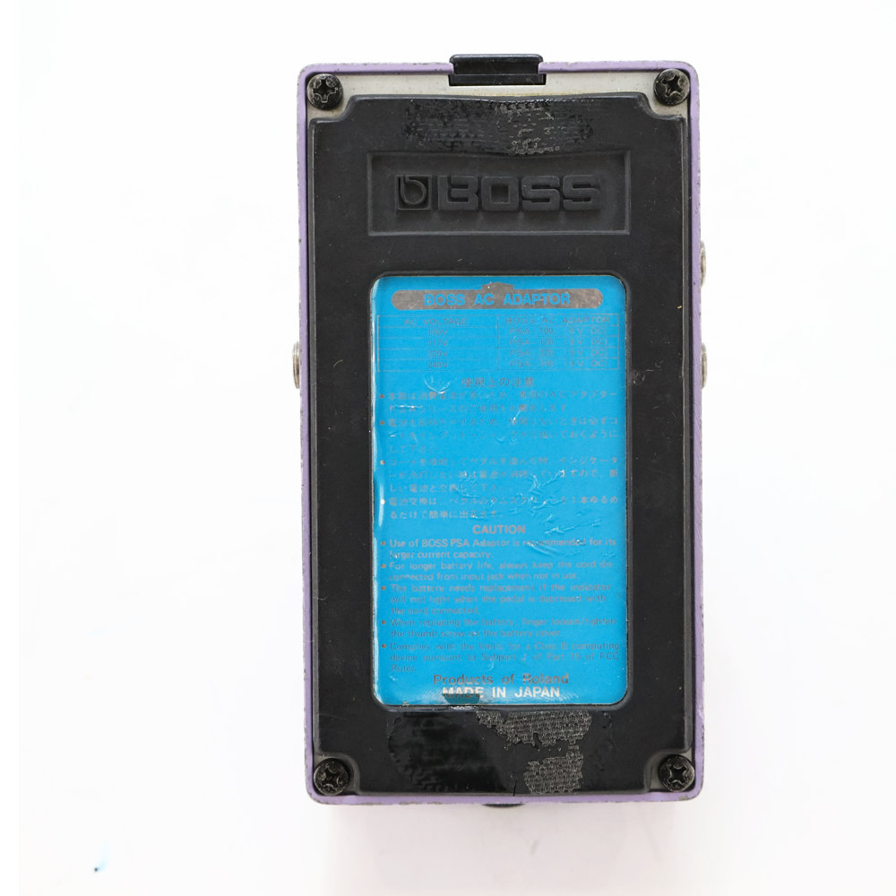 【中古】 ディメンション コーラス エフェクター BOSS DC-2 Dimension C Made in Japan ギターエフェクター 裏面