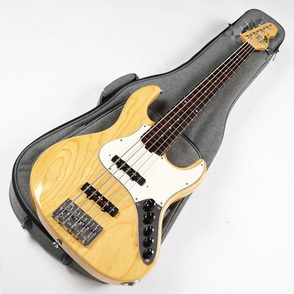 【中古】ESP AMAZE Ash/R Natural 5弦エレキベース
