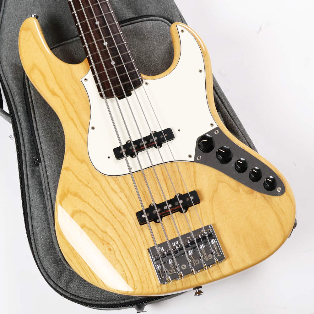 【中古】ESP AMAZE Ash/R Natural 5弦エレキベース ボディ画像 